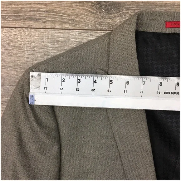 JOHN VARVATOS Mens Blazer Sport Coat Casual Jacket Size 41R Cotton Wool Suit